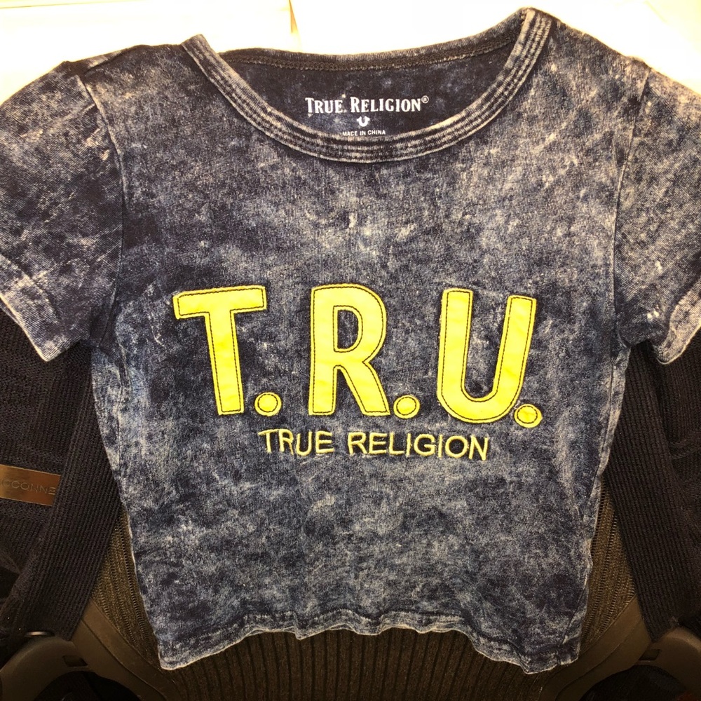 True Religion Toddler Tye Dye Denim Shirt